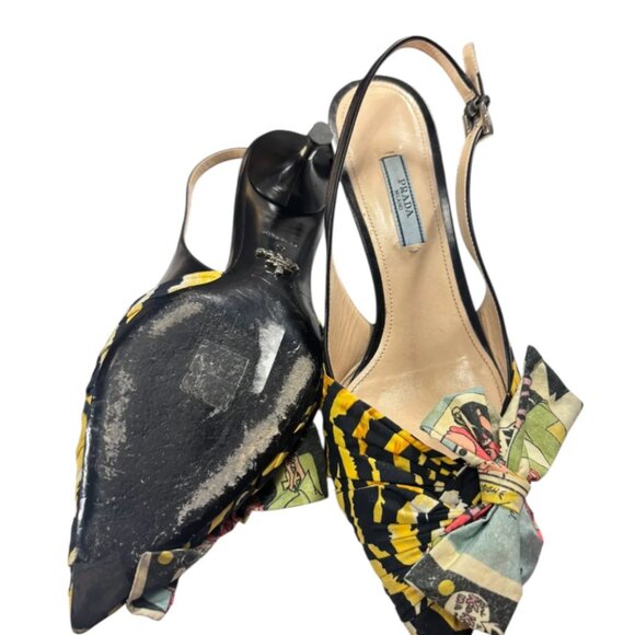 Prada Black + Mutli Shoes, 39 - Picture 3 of 3